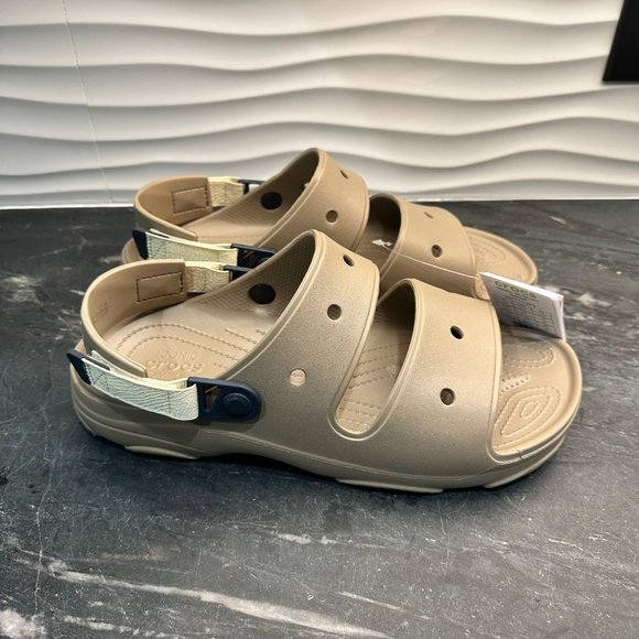Crocs Adult Classic All Terrain Sandals Tan Men\'s 12 NWT main image 6